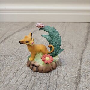 Disney Grolier Lion King Simba Ceramic Figurine Collectible